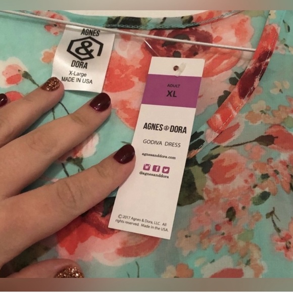 NWT Agnes & Dora - Floral Godiva Dress - Size XL - Picture 3 of 5